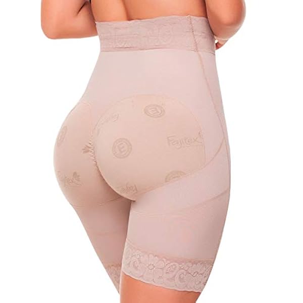 Fajitex Fajas colombianas para mujer, levantamiento de glúteos, faja de alta compresión, bragas de control corto 024580